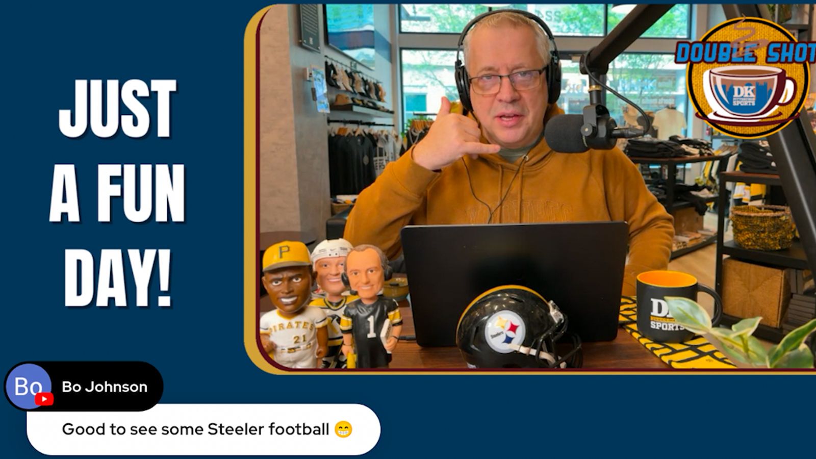 DK’s Double Shot of Steelers: A fun football day! taken in Downtown (Videos)